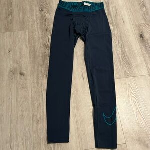 Nike Pro Combat big boys, tights size large